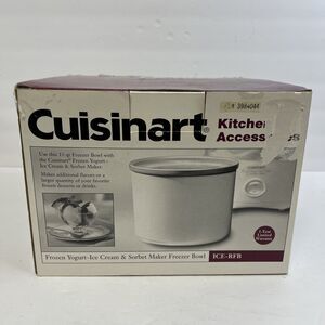 Cuisinart ICE-RFB 1.5 Qt Freezer Bowl for ICE-20 ICE-21 Ice Cream Maker
